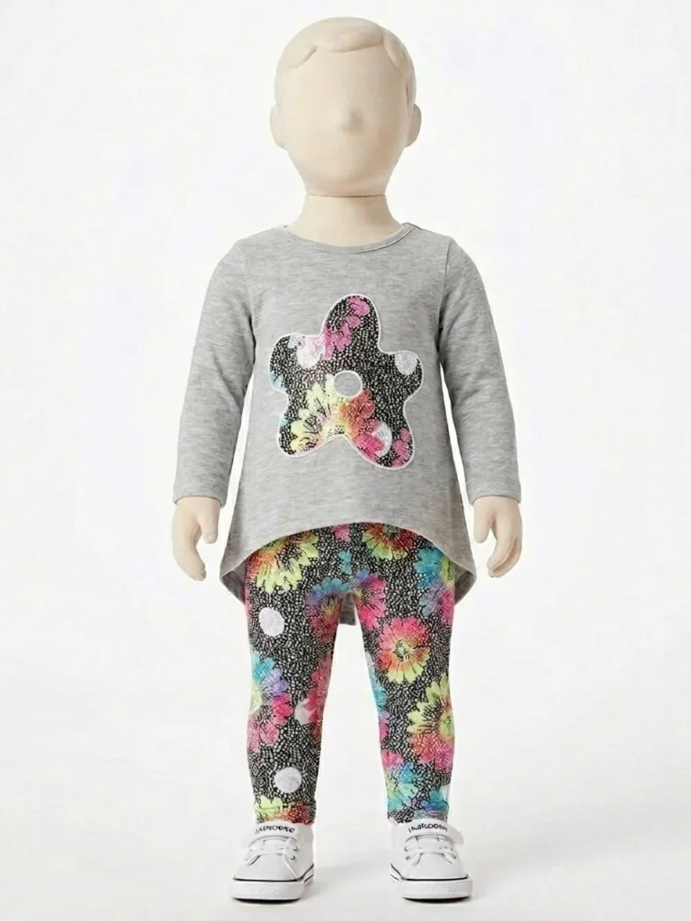 NEW Limited Too 2 Piece Set Outfit Long Sleeve Flower Top Shirt Leggings Pants